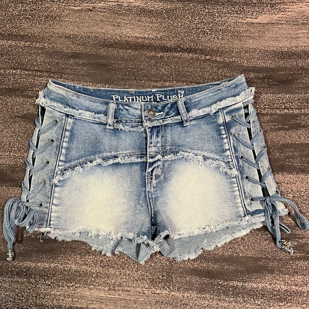 Harley style Jean shorts